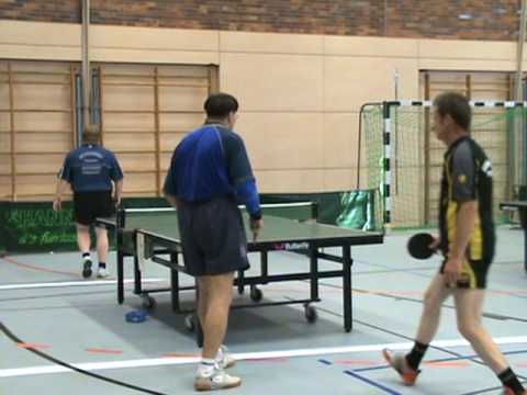 Tischtennis Herogenaurach Stadtm  2008 20 Doppel Sezibovic Mlynkoviak