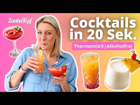 🍹 Die 3 BESTEN alkoholfreien Cocktails in 20 Sekunden mixen! | Thermomix® Rezept