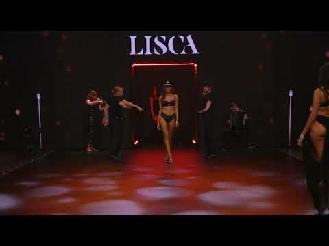 SENSUAL BLACK DEFILE OF LISCA 2025 FASHION SHOW