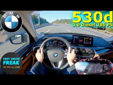 2023 BMW 530d Touring xDrive 286 PS TOP SPEED GERMAN AUTOBAHN DRIVE POV