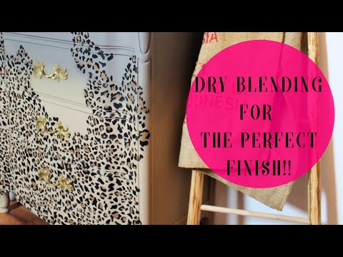 Dry Blending Furniture Paint