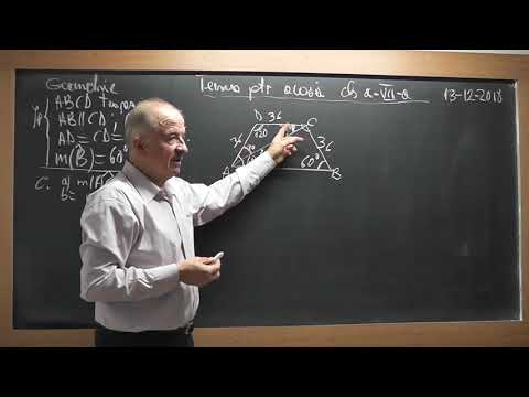 1/3 1771 Clasa 7 - Trapez isoscel Romb Paralelogram Aria triunghiului Linii importante in triunghi