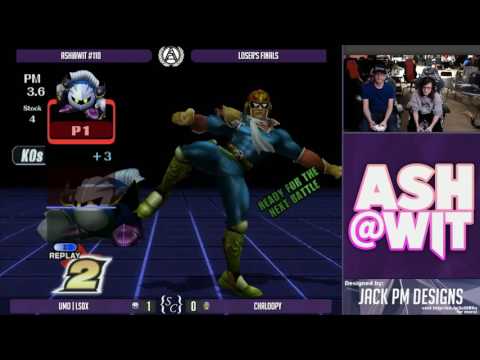 UMO | LSDX (Metaknight, Roy) vs Chaloopy (Captain Falcon) - ASH@WIT #110 Project M Loser's Finals