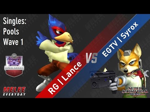 UGC Smash Open - RG | Lance (Falco) vs. EGTV | Syrox (Fox) - SSBM - Singles, Pools Wave 1