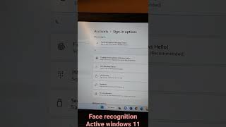 How to enable face recognition in windows 11
