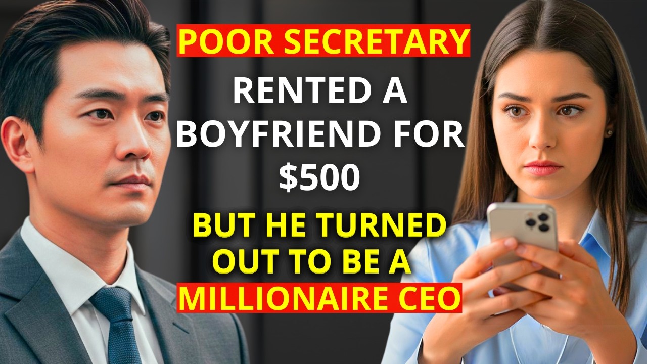 POOR SECRETARY RENTED A BOYFRIEND FOR $500, BUT HE TURNED OUT TO BE A MILLIONAIRE CEO AND TRANSFORME