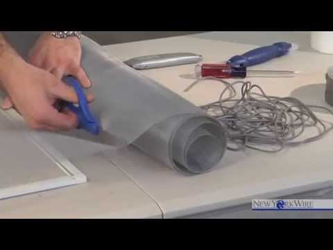 image-How do you cut an aluminum screen frame?