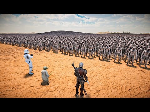 STORMTROOPER, YODA, & MANDALORIAN VS 1,000,000 ZOMBIES - Ultimate Epic Battle