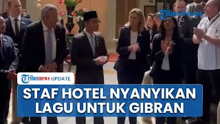 Kejutan untuk Gibran, Staf Hotel Afrika Selatan Bernyanyi untuk Lepas Wapres RI ke Venue KTT G20