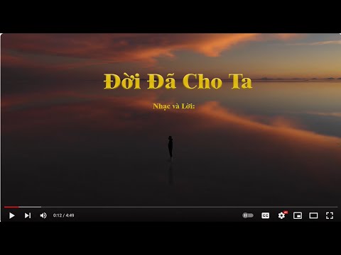 Đời đã cho ta Sheet - Minh Đạt