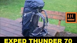 EXPED Thunder 70 / deep sea blue - відео 2