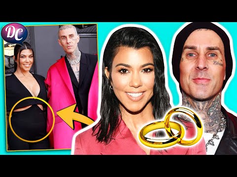 Kourtney Kardashian i Travis Barker pobrali się?! Powodem ciąża?