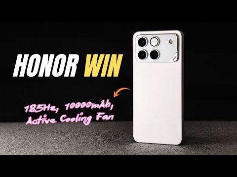 Honor Win Review 2026: 185Hz Gaming, Huge Battery & Thermal Fan Explained | Price in UK