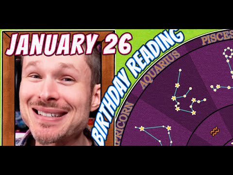 'Secret Language of Birthdays' January 26 Birthday Reading 🎆✨