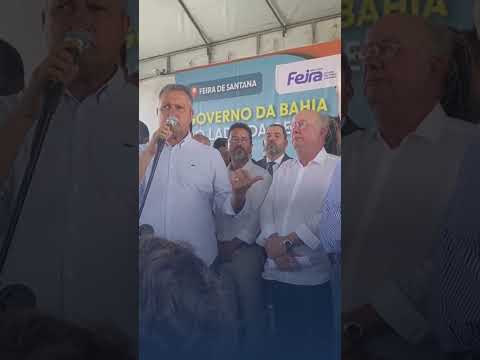 Rui Costa pede aplausos para José Ronaldo em evento oficial em Feira de Santana