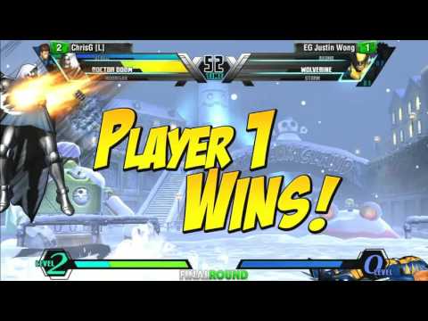 UMVC3 Tournament: Final Round 19 - Grand Final - ChrisG vs EG Justin Wong - Top 8