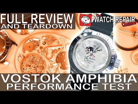The Vostok Amphibia Scuba Dude Russian military Watch - Review, teardown and Improvements. Amphibian
