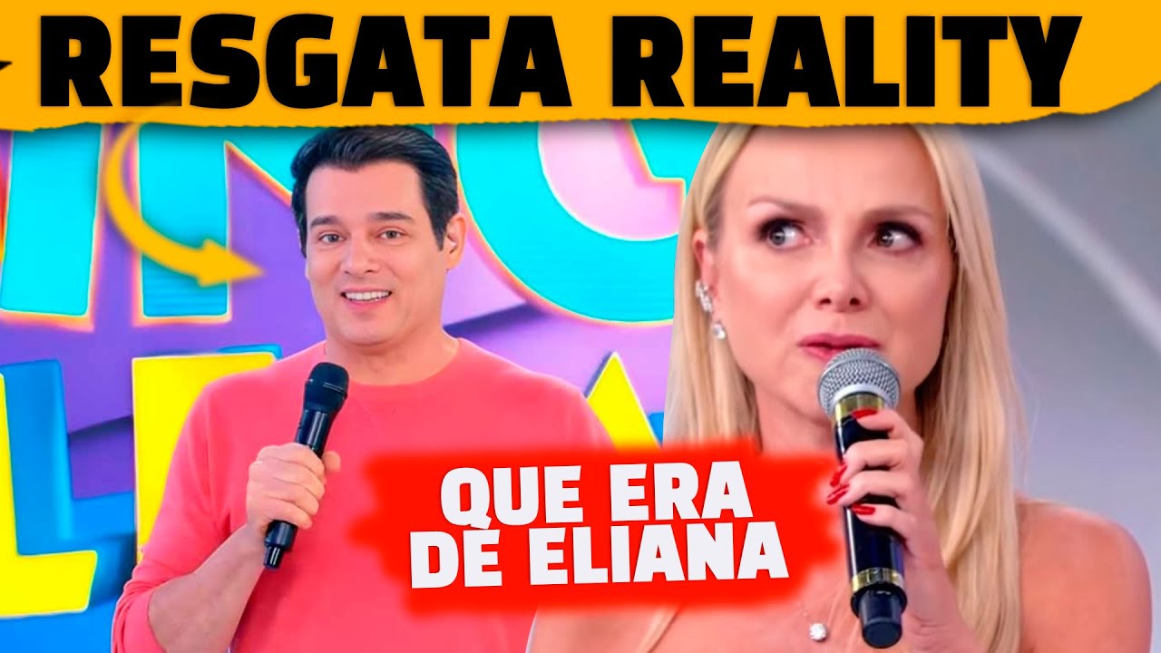 🚨 Celso Portiolli  regasta reality show que era de Eliana para novo Domingo Legal