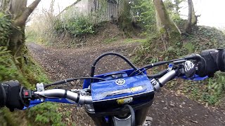 preview picture of video 'WR450F - Teign Valley Green Lanes, Devon UK'