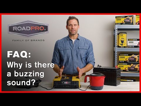 Powerdrive Inverter FAQ #8 - Why is there a buzzing sound coming from the inverter?