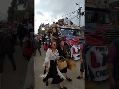 Desfile histórico en Gualmatán, Nariño