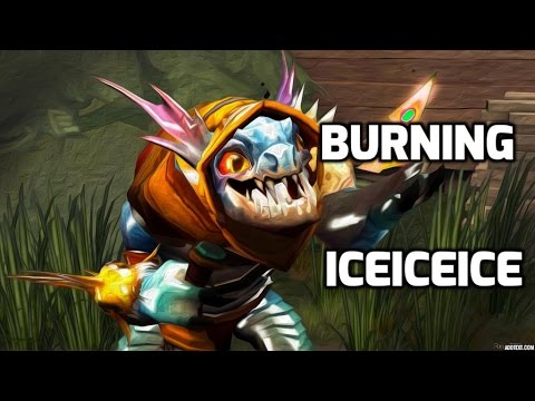 Burning slark -  Iceiceice pudge Dota 2 chinese pub