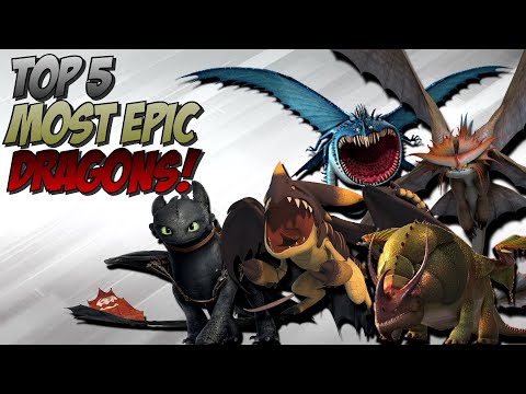 TOP 5 MOST EPIC DRAGONS | DRAGONS: RISE OF BERK