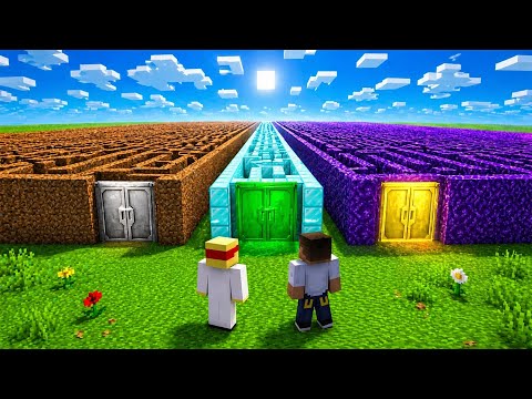 Minecraft, DON'T Enter The Wrong Maze || Minecraft Mods || Minecraft gameplay 