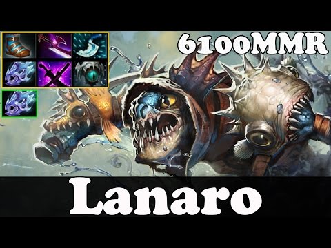 Dota 2 - Lanaro 6100 MMR Plays Slark - Ranked Match Gameplay