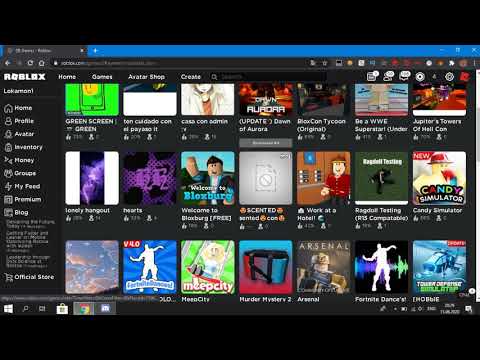 КАК НАЙТИ ПОШЛУЮ ИГРУ В РОБЛОКСЕ