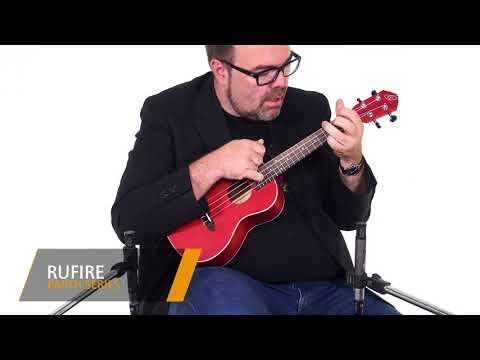 Ortega RU-FIRE ukulele, concert-koko