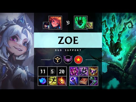 Zoe Support vs Thresh - VN Master Patch 25.08