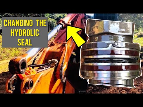 How to Replace Excavator Hydraulic Cylinder Seal Using a Homemade Tools