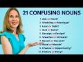 21 Confusing English Nouns  | English Vocabulary