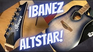 Video thumbnail for Ibanez Alt30 AltStar Acoustic Electric guitar (Indigo Blue Burst) by Metal Till Death