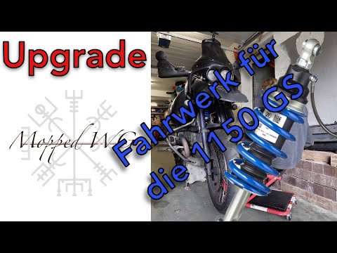 BMW Motorrad R850 GS, R1100 GS, R1150 GS Adventure Wilbers suspension Nivomat installation, WP su...