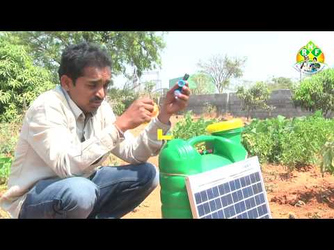 Solar Agriculture Sprayer Demo