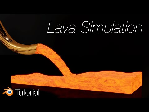[2.83] Blender Tutorial: Lava Simulation With Procedural Texture