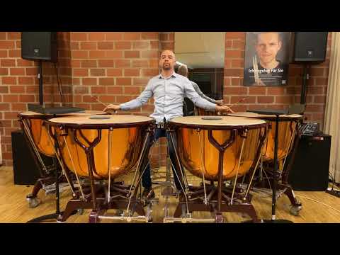 March- Carter, Elliot. from Eight Pieces for Timpani. Victor Lopez, Timpani