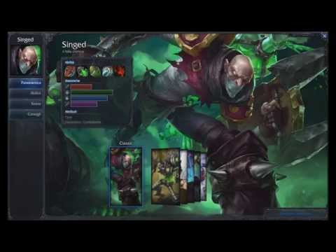 Singed new classic skin League of Legends