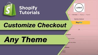 How to Customize the Checkout Page on Shopify | Free Tutorial