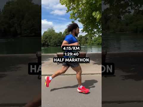 What Half Marathon Paces Look Like #running #halfmarathon