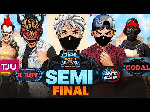 OPL SEASON 1 SEMI FINAL LIVE#FFTORNAMENTLIVE,🛑