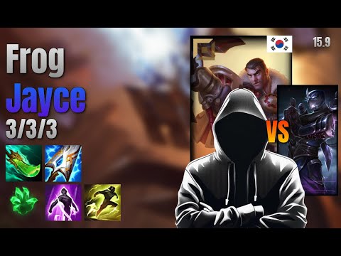 Frog Top Jayce vs Shen lol KR solo rank Full Game 15.9 | 프로그 제이스 vs 쉔