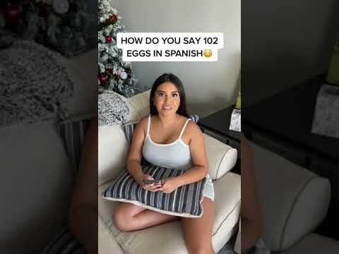 HOW DO YOU SAY 102 EGGS IN SPANISH? #shorts