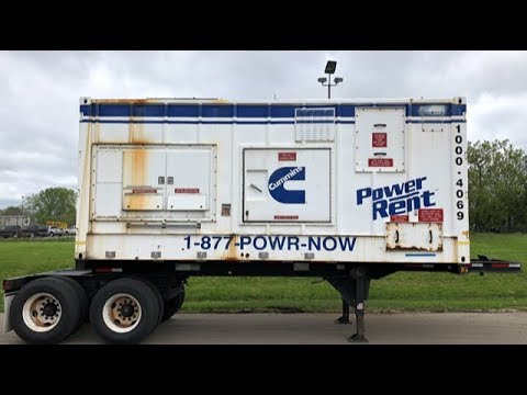 Cummins 1000 kW rental grade diesel generator, QST30-G5 engine - CSDG # 2487