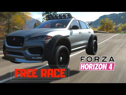 Forza Horizon 4 Online - Free Race with Jaguar F-Pace