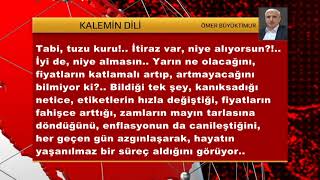 27 NİSAN-GAZETECİ-YAZAR ÖMER BÜYÜKTİMUR’UN BUGÜNKÜ KÖŞE YAZISININ SESL