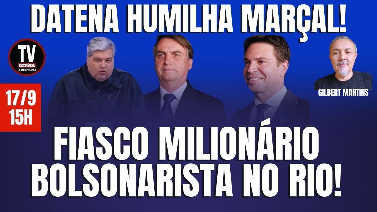 [AO VIVO] COACH SE LASCOU! DATENA HUMILHA! EXTREMA DIREITA ABALADA! FIASCO NO RIO (17/9/2024)