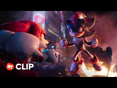 Sonic the Hedgehog 3 Movie Clip - Team Sonic vs. Shadow (2024)